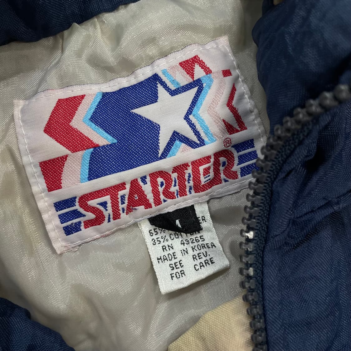 스타터 Starter 90s 올드스쿨 조지타운 불독 아노락 점퍼  상품이미지5