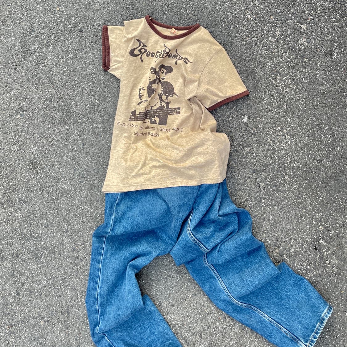 70s ADO made in UK 구스범스 밴드 투어 프로모션 링거티 S 상품이미지7