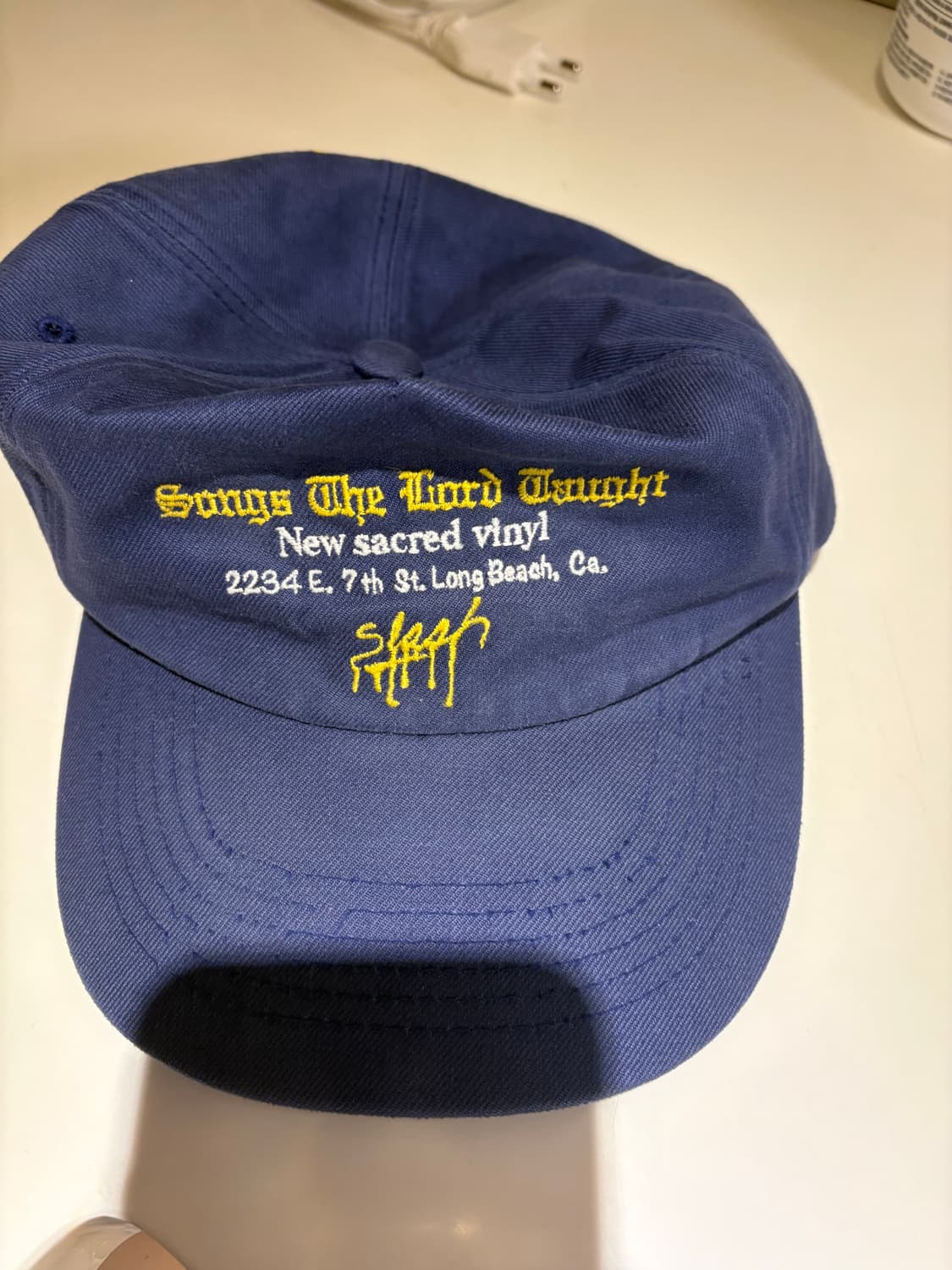 더뤡코즈 슬래시 캡 네이비 상품이미지1