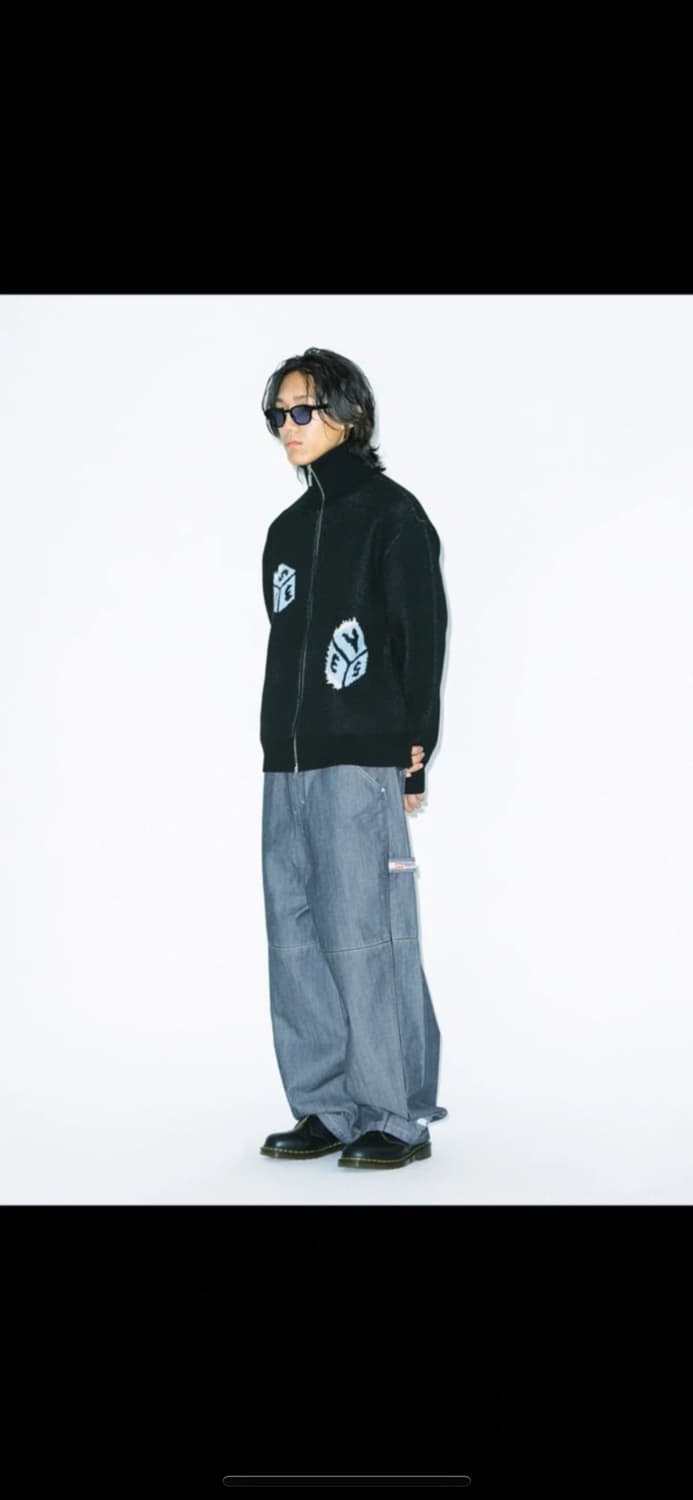 예스아이씨 주사위 니트 집업 상품이미지5