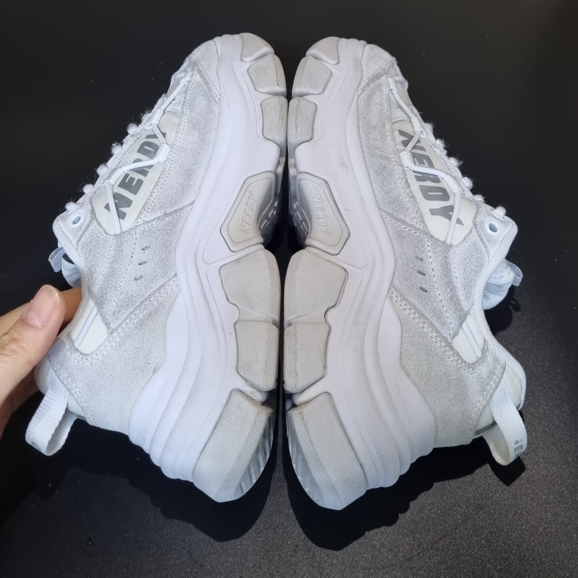 널디 젤리그 크림 여성운동화240  상품이미지5