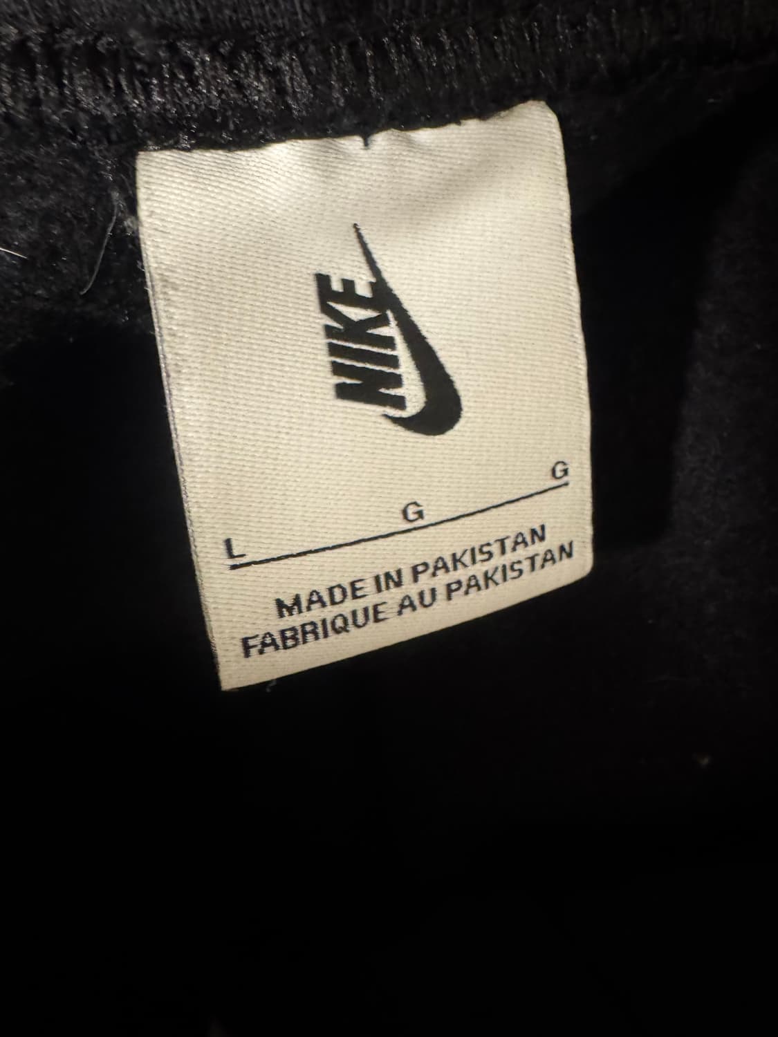 나이키nrg 솔로스우시 스웨트팬츠 L (블랙/그레이) 상품이미지4