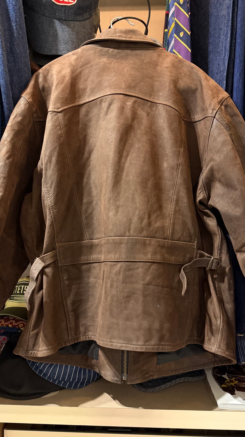 알리발 고트스킨 30s 스포츠 레더자켓 상품이미지3