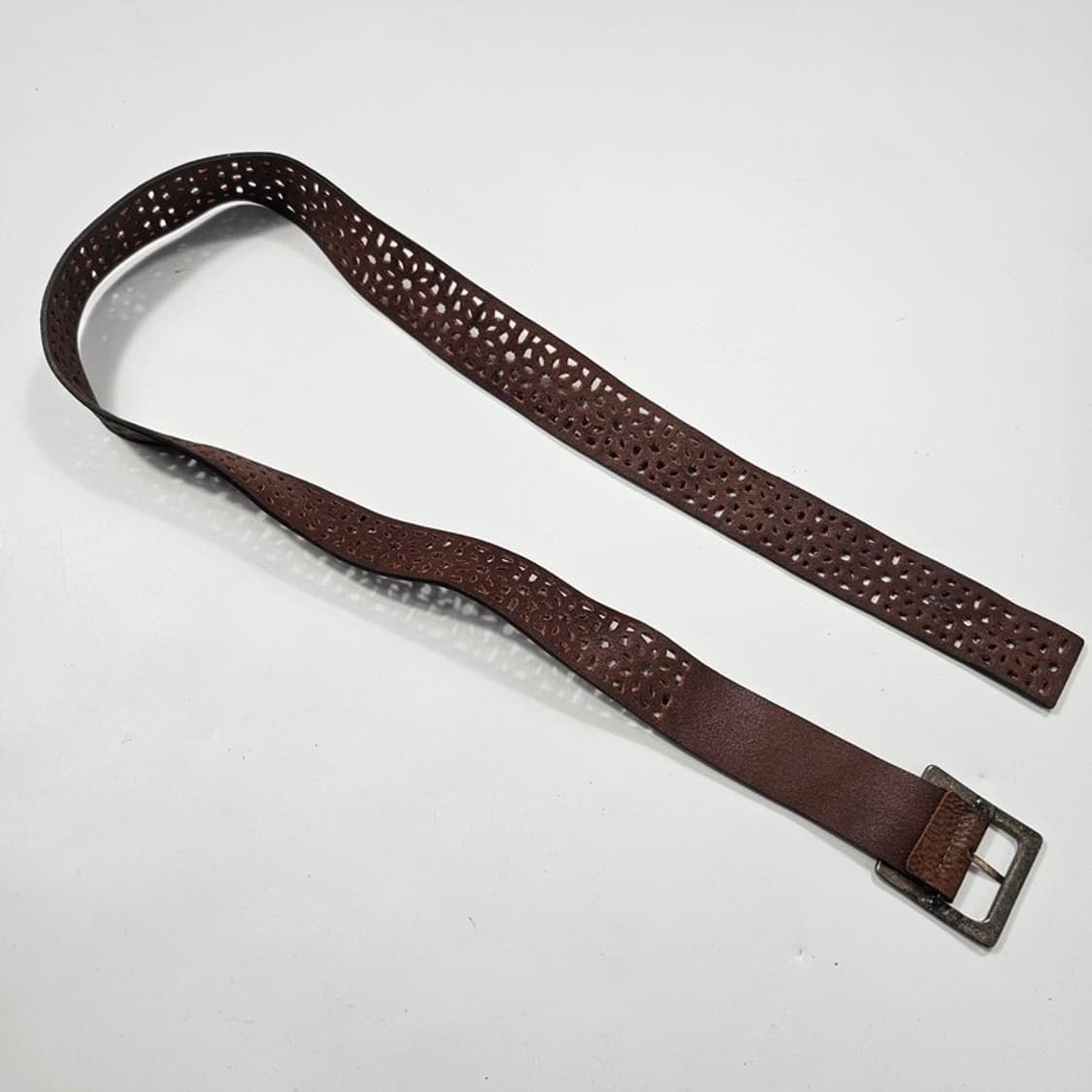 빈티지 타공 가죽 벨트 상품이미지3