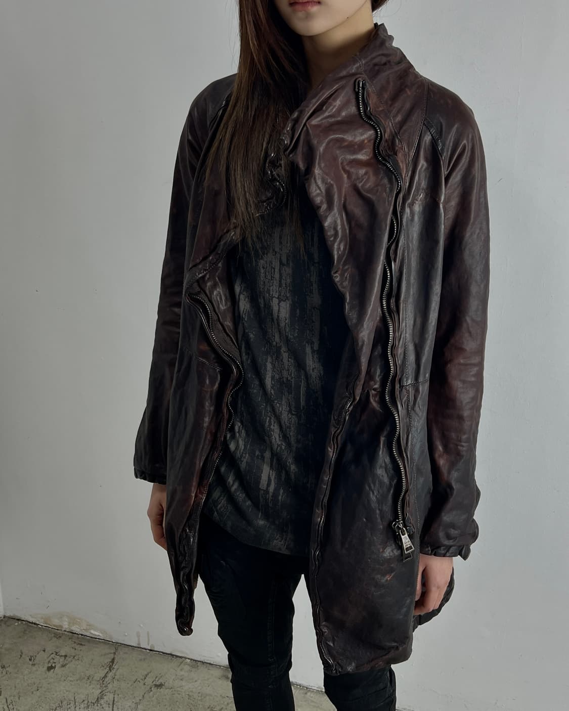 조르지오 브라토 (Giorgio Brato) 레더 코트 상품이미지1