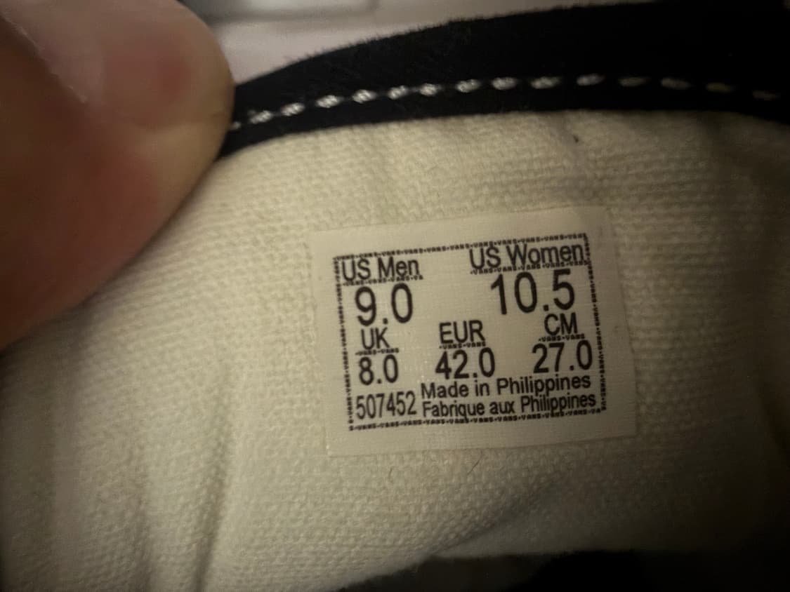 반스 OTW 올드스쿨 리이슈 펄라이즈드 블랙 270mm 상품이미지4