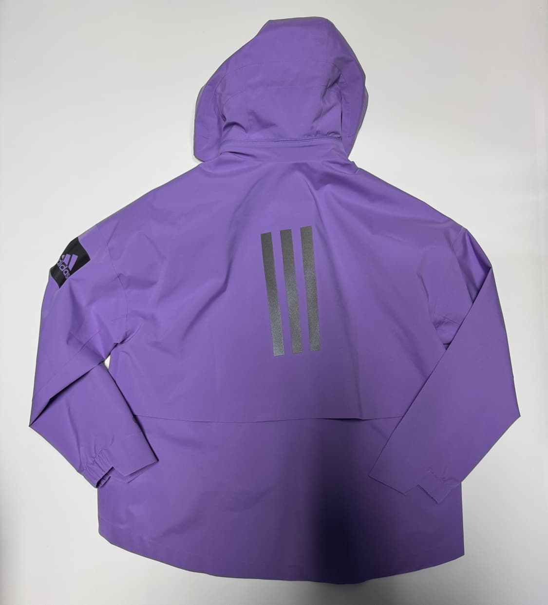 여성 아디다스 22시즌 마이쉘터 레인 자켓 L 퍼플 상품이미지2