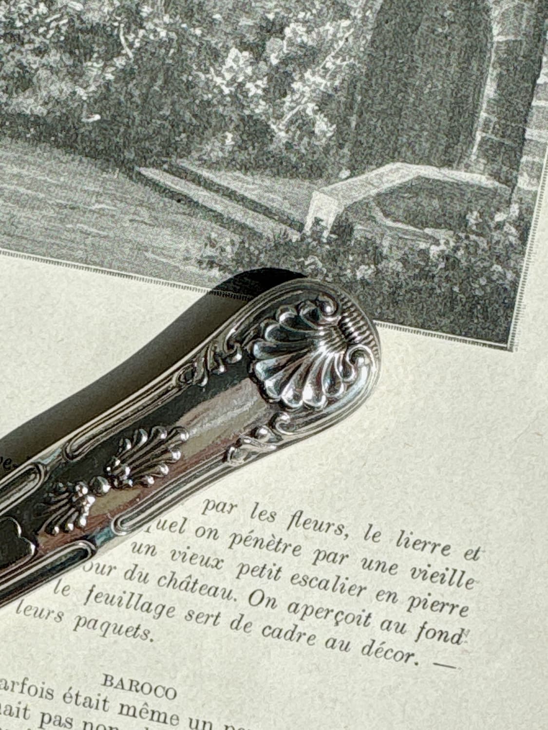 영국 앤틱 kings pattern 실버플레이트 과일 포크세트 상품이미지4