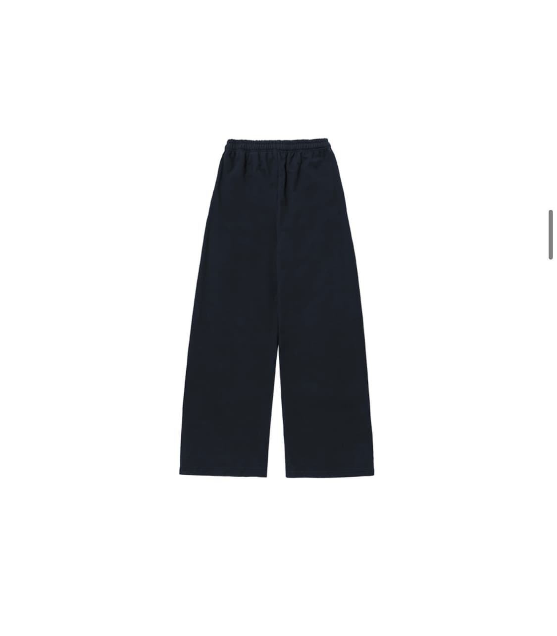 우알롱 Signature relax wide pants - NAVY 상품이미지4