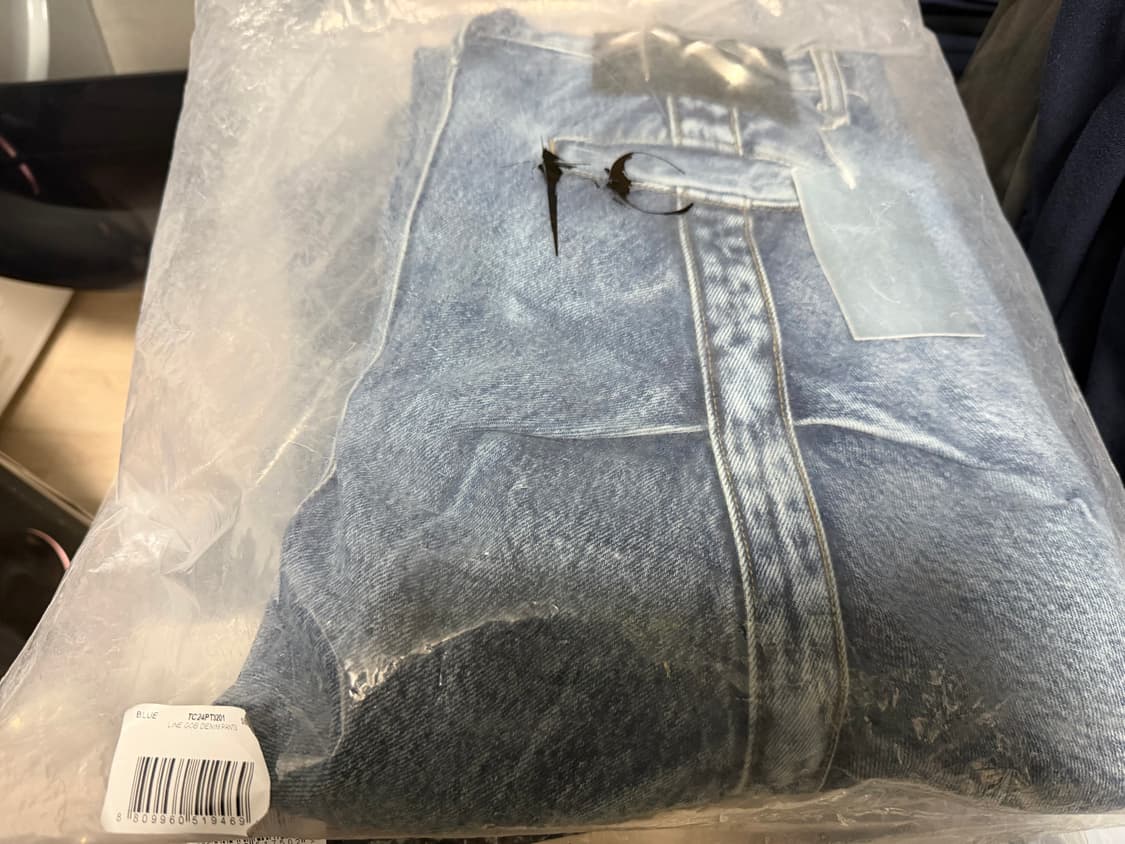 떠그클럽 Line Gob 데님팬츠 블루 -3size- 미착용 새상품 상품이미지9