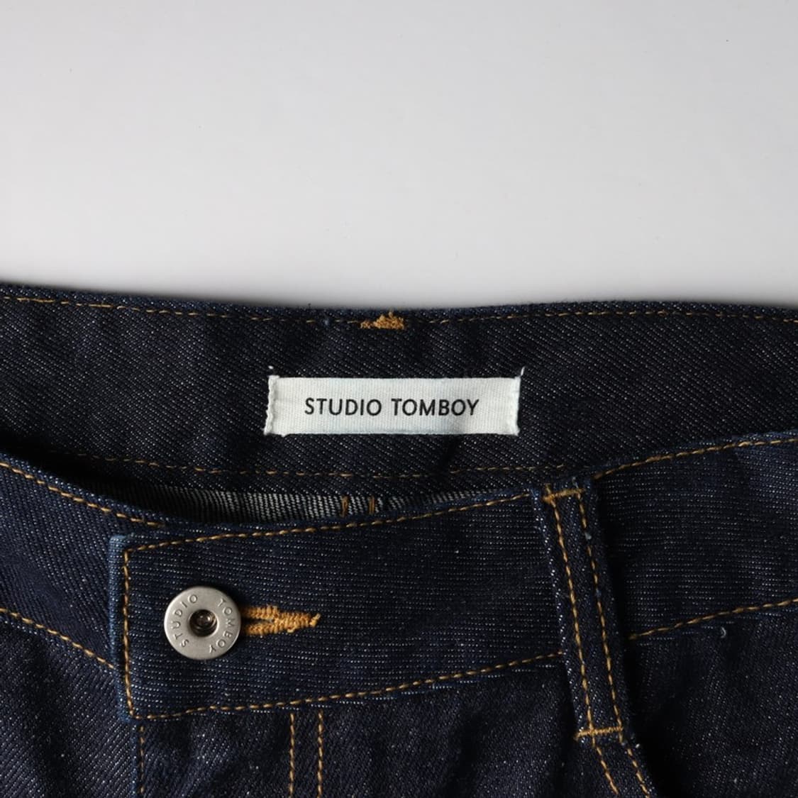 STUDIO TOMBOY 생지 와이드 데님 팬츠 상품이미지6