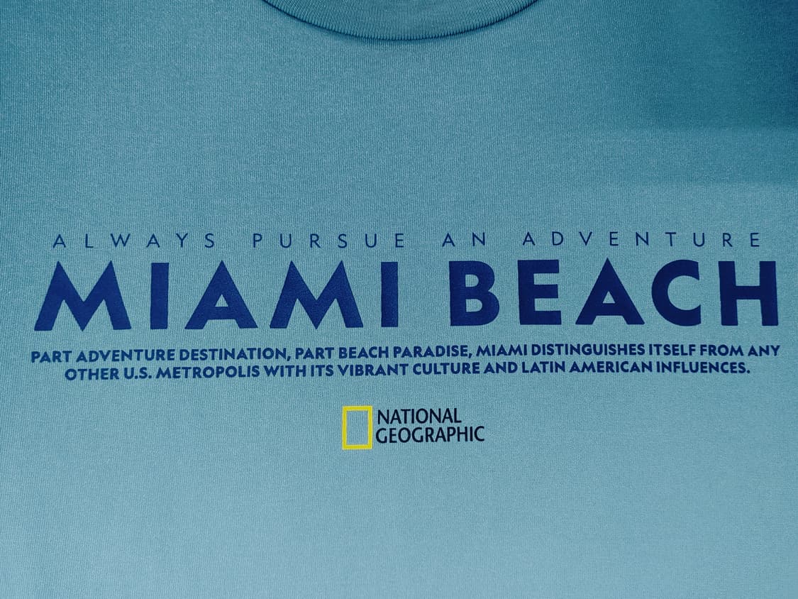 NATIONAL GEOGRAPHIC 내셔널 지오그래픽 그라데이션 반팔티 상품이미지3