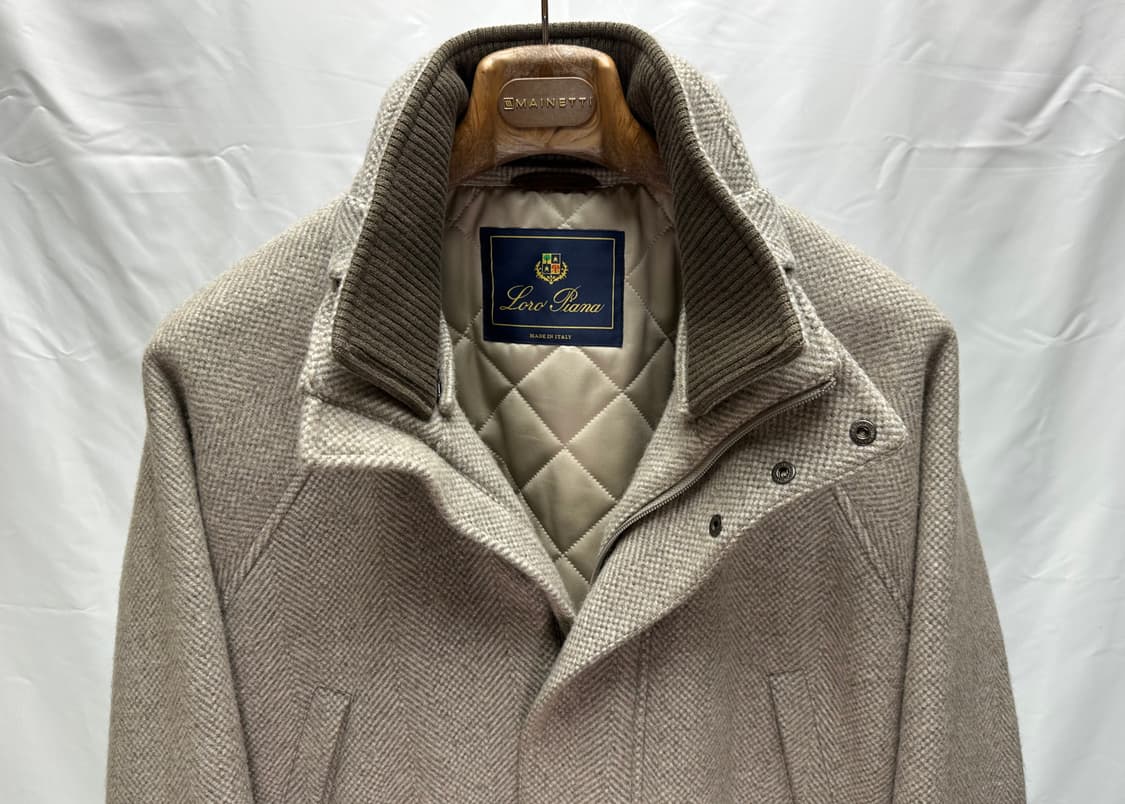 로로피아나 아이서 캐시미어100 헤링본 자켓 XXL(110~115) 새제 상품이미지2