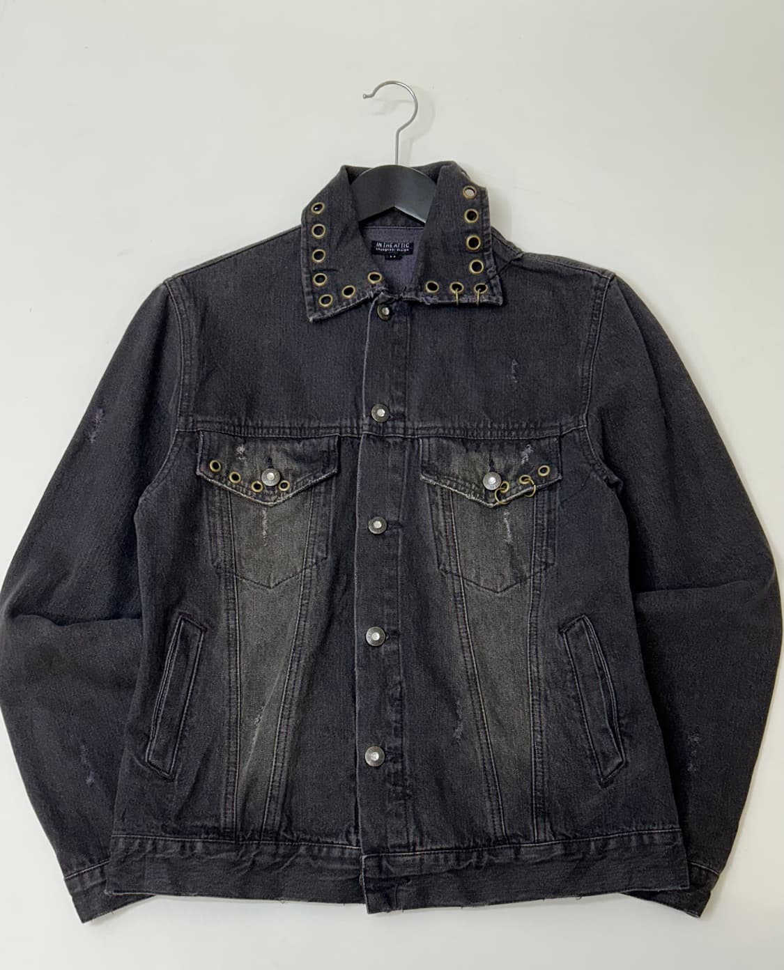 In The Attic 인 디 아틱 링 디테일 흑청자켓 상품이미지2