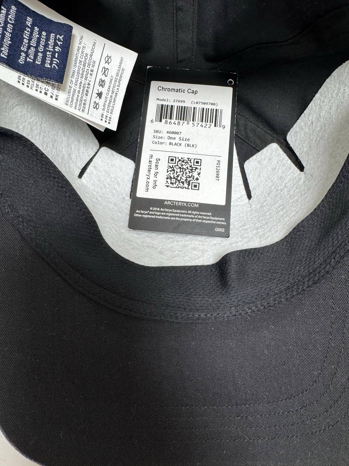 아크테릭스 크로매틱 캡 정품 모자 상품이미지7