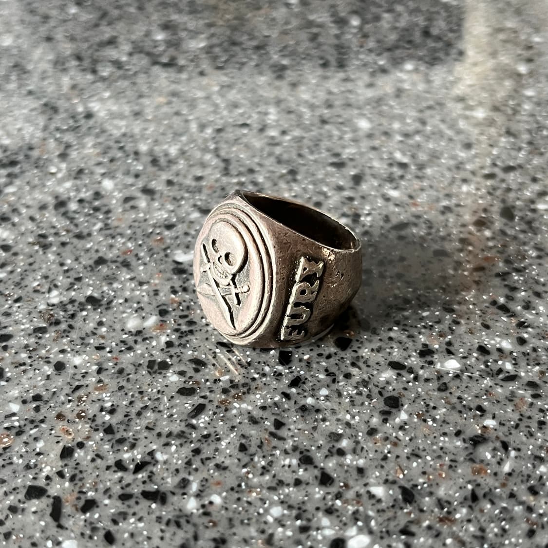 네이버후드 스컬 실버링 상품이미지2