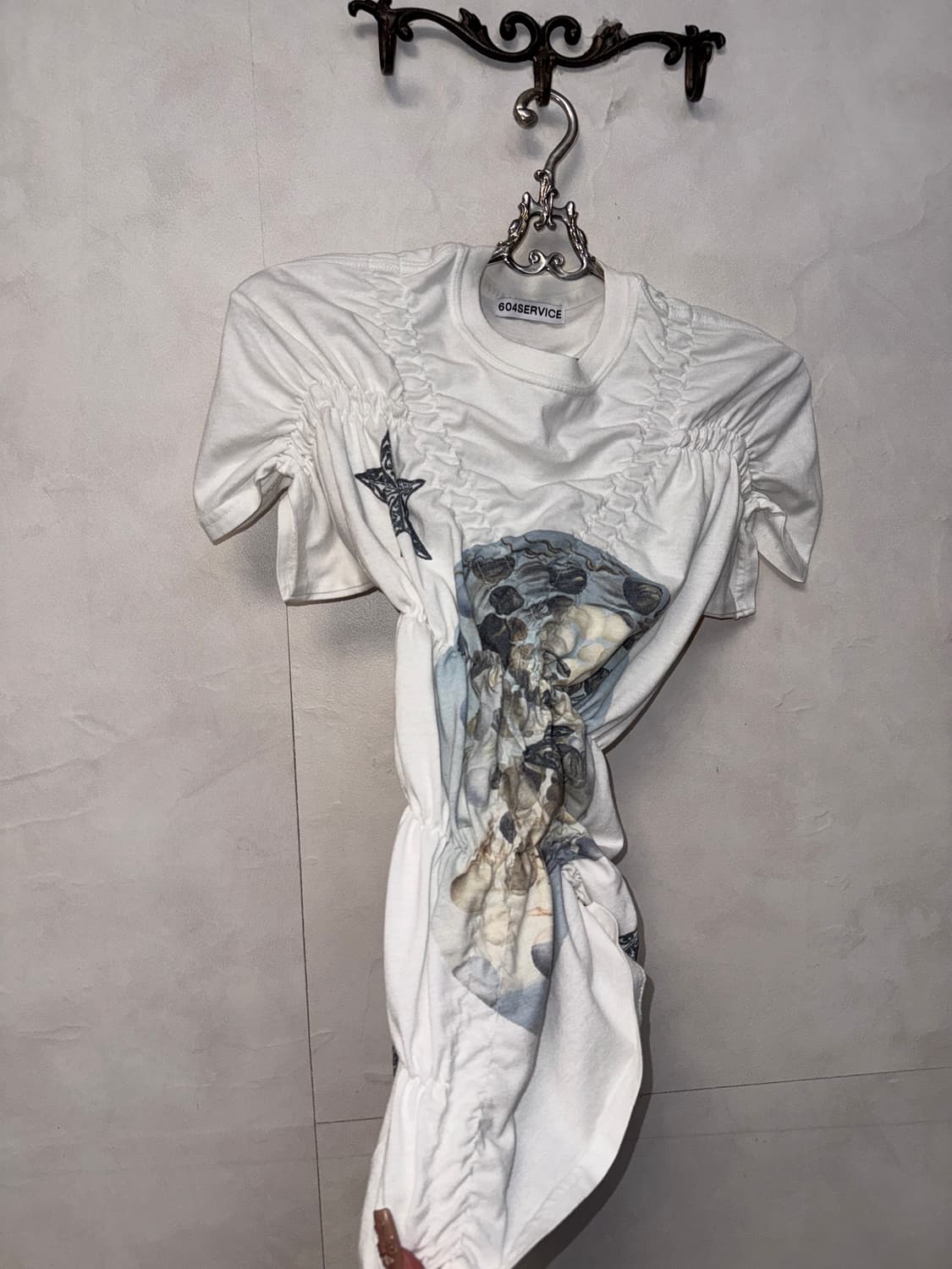 604 SERVICE star shirring top 상품이미지2