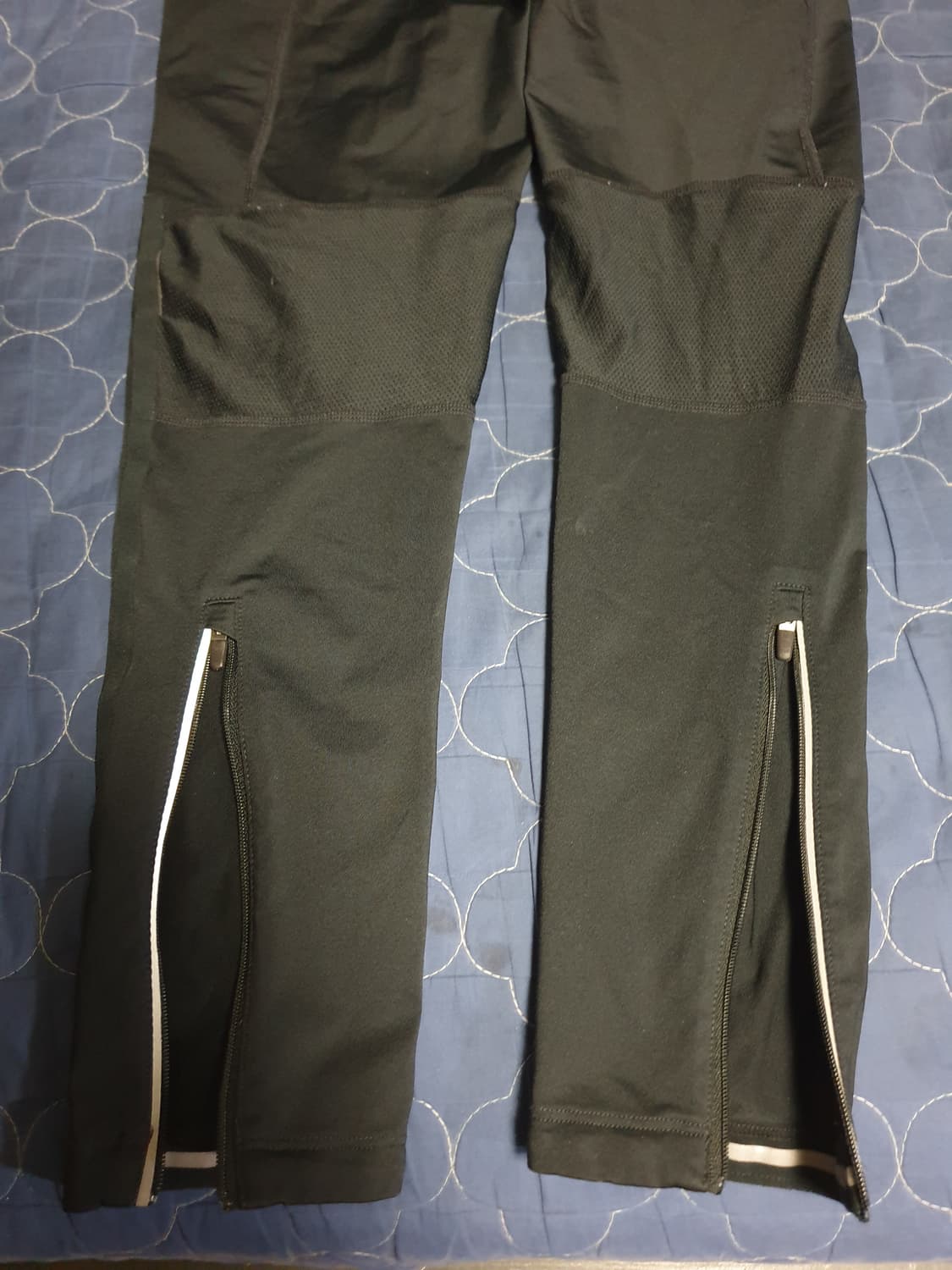 나이키 드라이핏 파워 테크 밑단집업 타이즈 블랙 (M) 상품이미지4