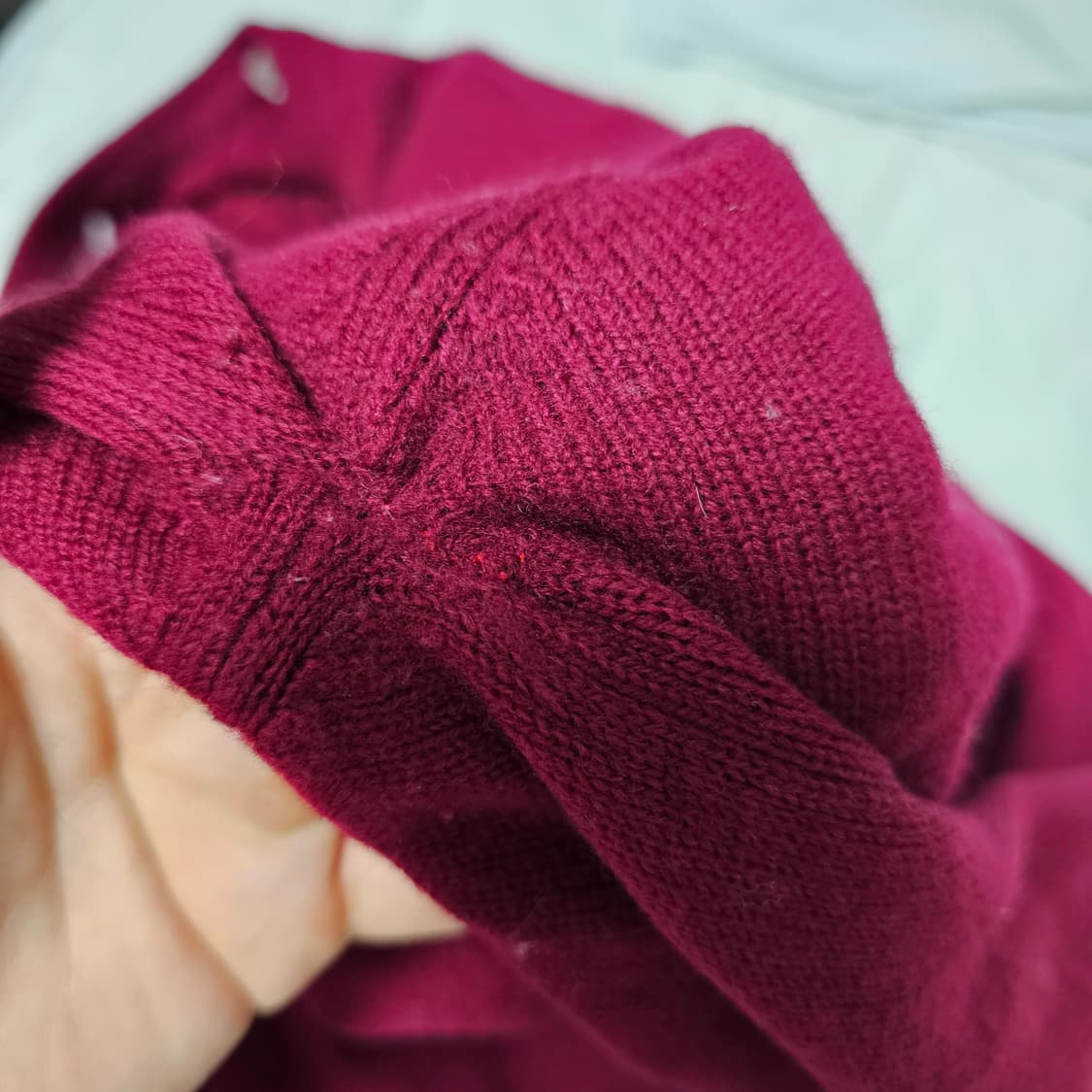 40 버버리 빈티지 램스울 금장 가디건 상품이미지6