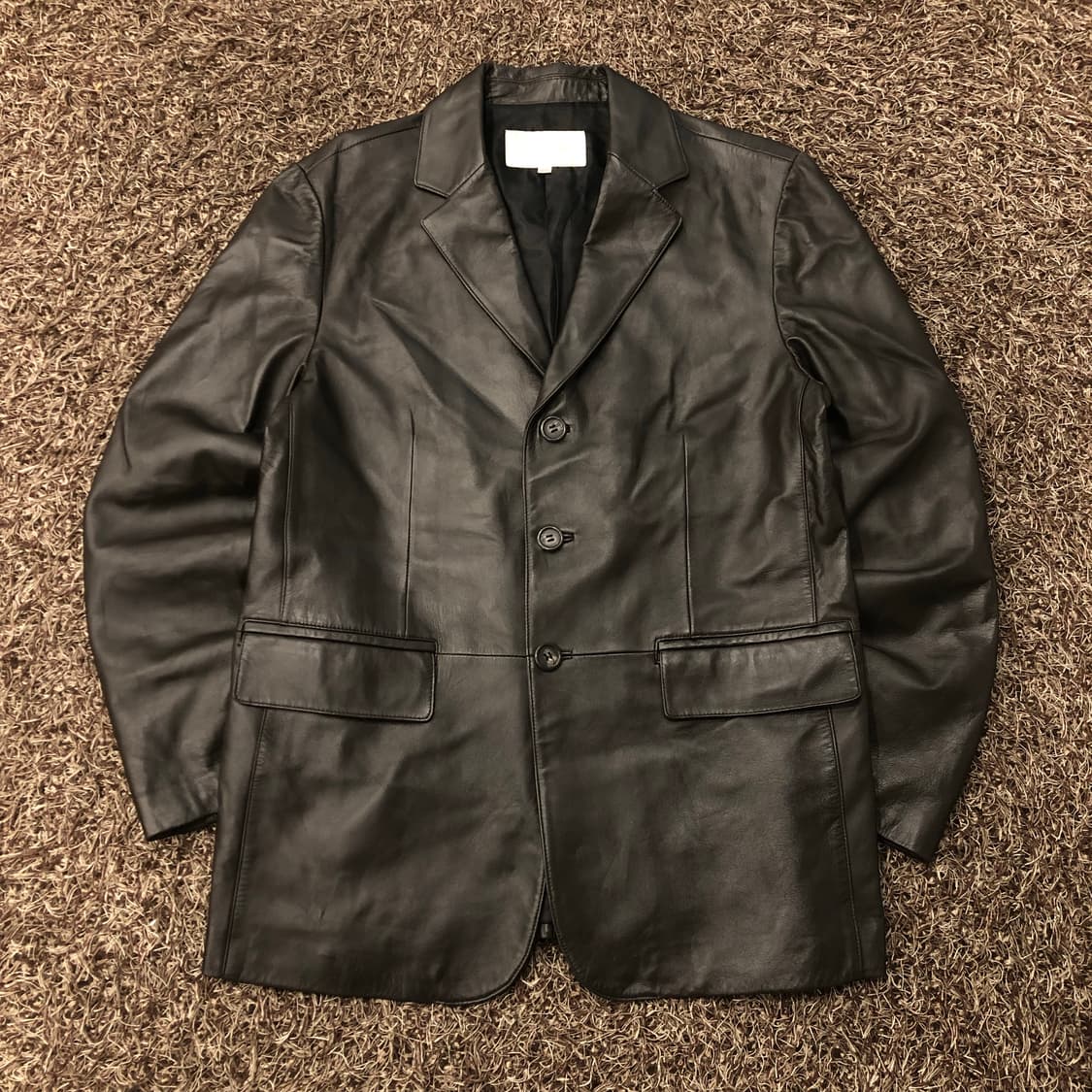 빈티지 양가죽 블레이저 레더 가죽 자켓 상품이미지1