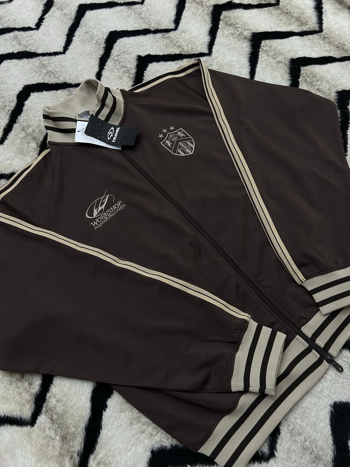 [L]트래블 오버핏 져지/브라운 상품이미지2