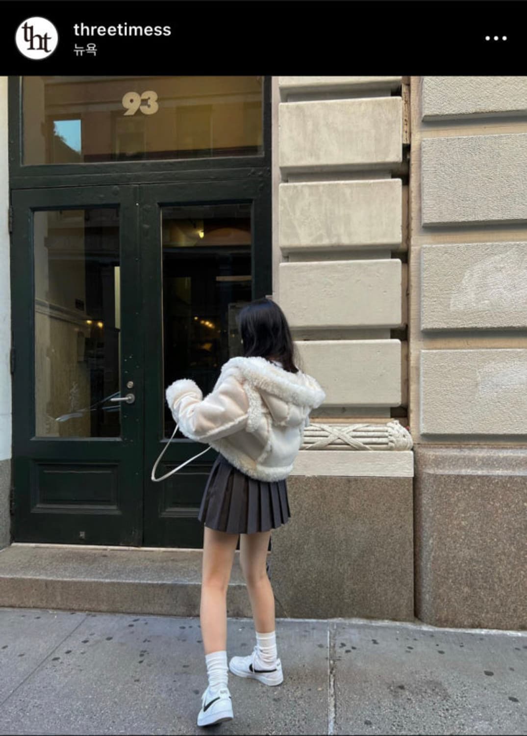 쓰리타임즈 베이비 후디퍼 무스탕 아이보리 상품이미지2