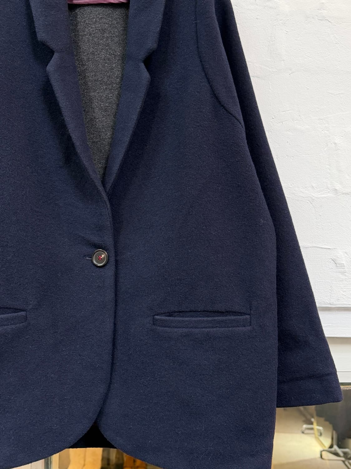 Tela 울 블렌드 블레이저 네이비 40 상품이미지3