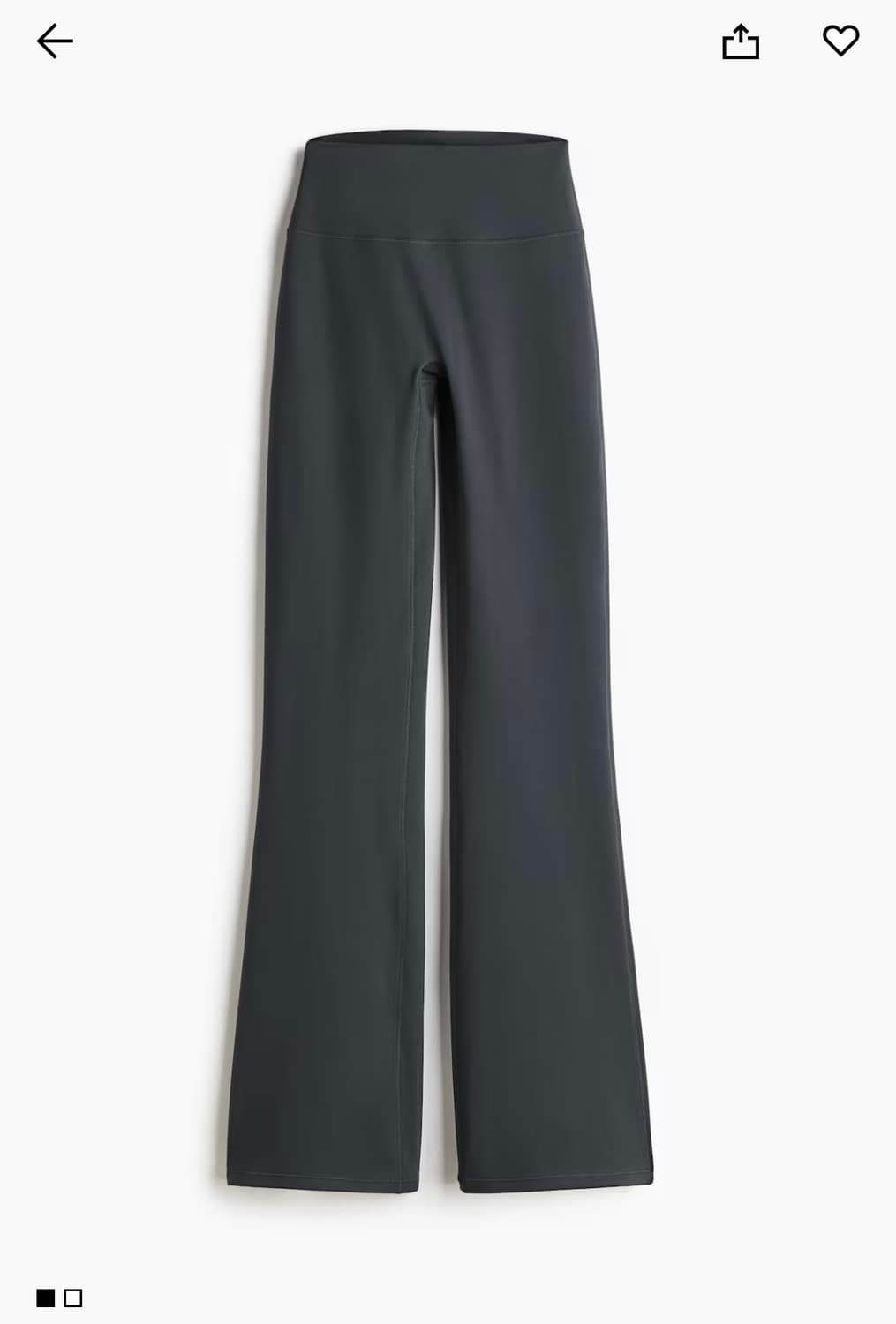 H&M 스포츠 브라 / 스포츠 플레어 레깅스 다크 그레이 상품이미지8