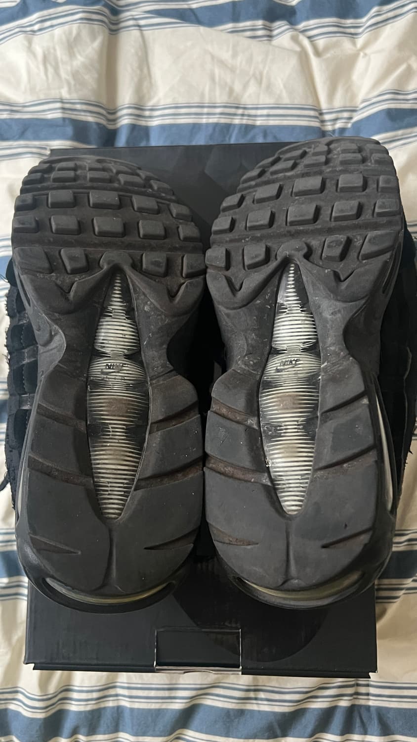 [260] 나이키 꼼데가르송 옴므 플러스 에어맥스 95 블랙 상품이미지9