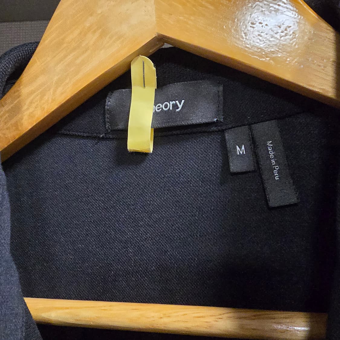 띠어리(Theory) 피케 폴로 셔츠 /블랙 /M 상품이미지2