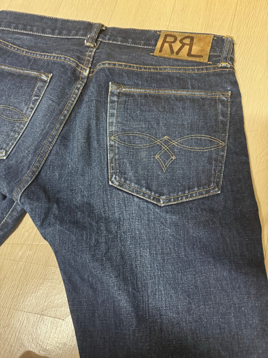 RRL 더블알엘 로우 스트레이트 셀비지 데님 31x32(실측) 상품이미지5