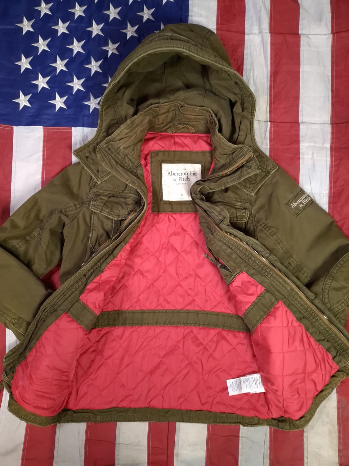 오리지날 아베크롬비 밀리터리 후드 필드 자켓 상품이미지8