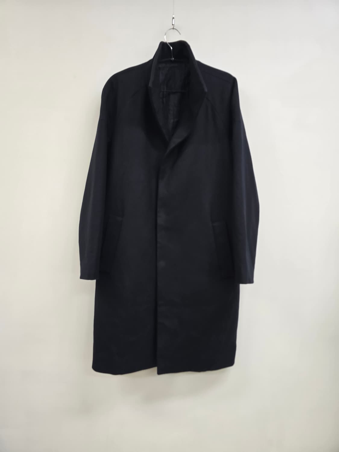 솔리드옴므 모혼방 누빔 롱코트 상품이미지1