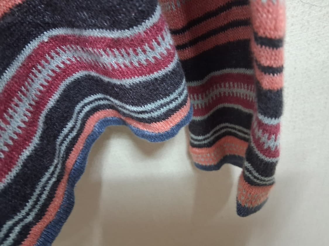 일본빈티지 빔즈 남성 에스닉패턴 린넨니트가디건 남성90S 상품이미지6