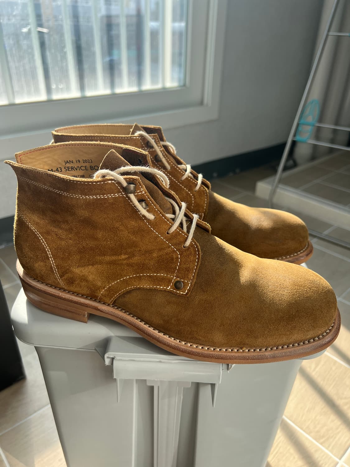 택포29) 그라더스 grds 부츠 02 스웨이드 올리브 드랩 255 상품이미지5