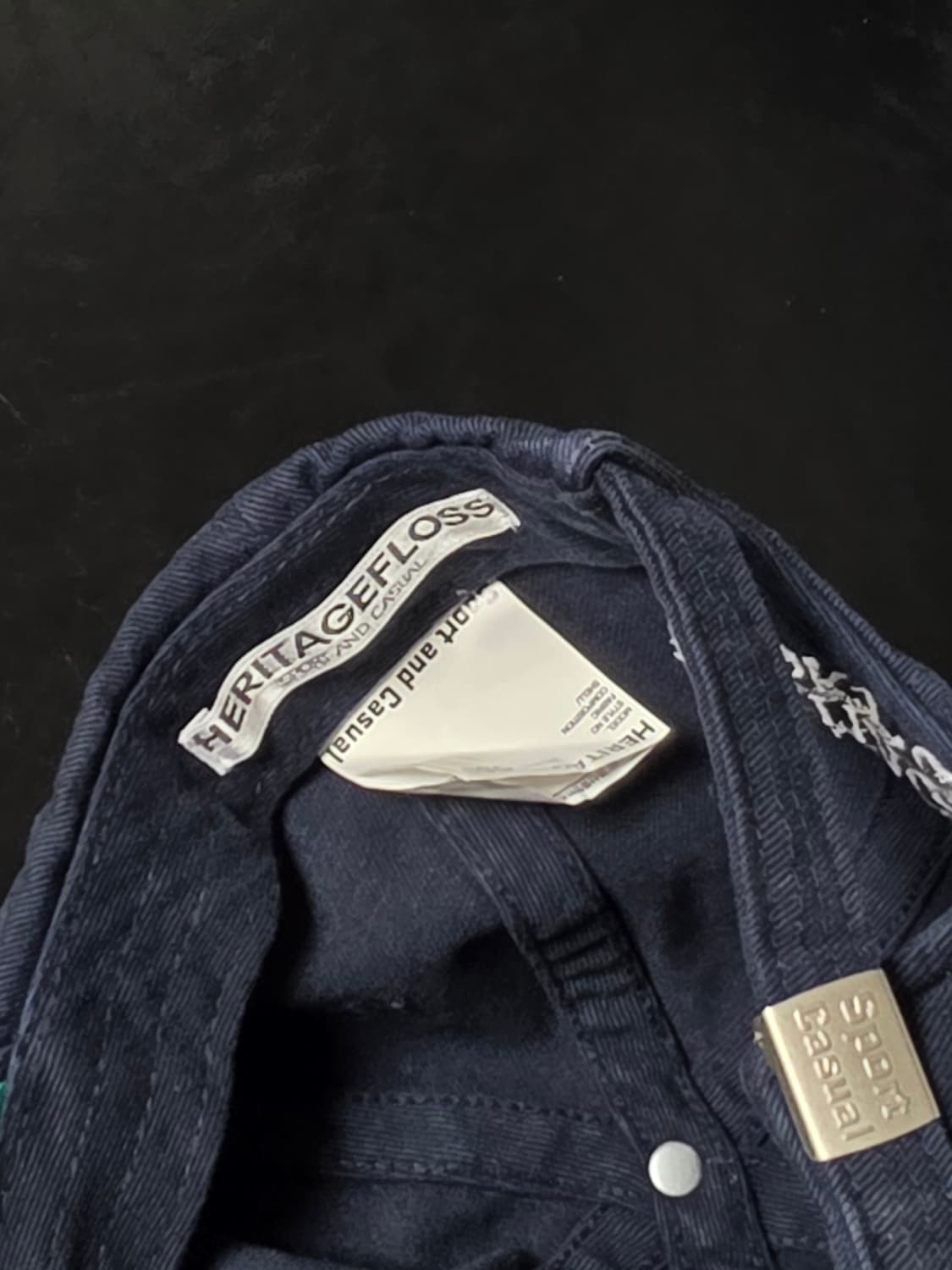 헤리티지플로스 볼캡 네이비 상품이미지3