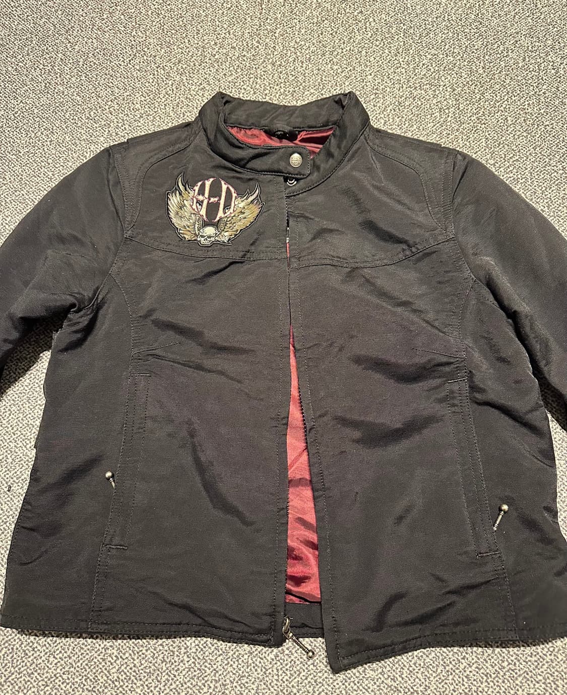 할리데이비슨 여성 나일론 라이더 자켓 s 상품이미지3