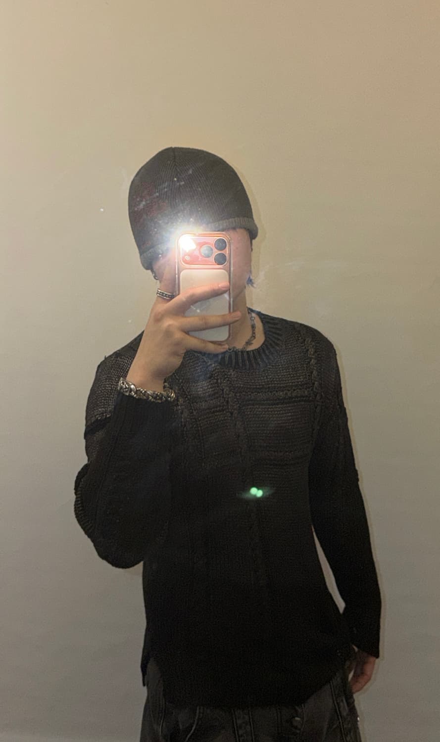 일본 빈티지 워싱 니트 상품이미지1