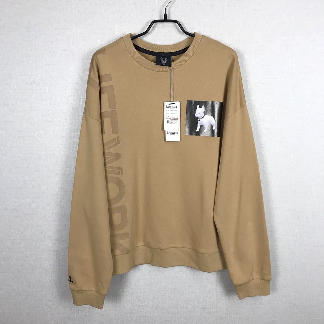 라이프워크 오버핏 여성 맨투맨 티셔츠 상품이미지1