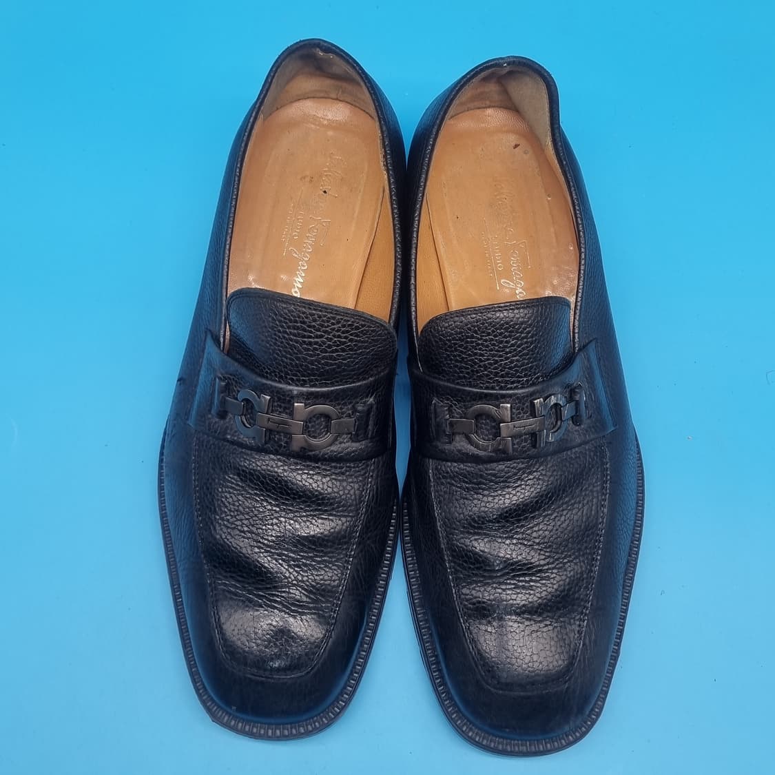 h 페라가모 레더남성로퍼 9.5 285 상품이미지2