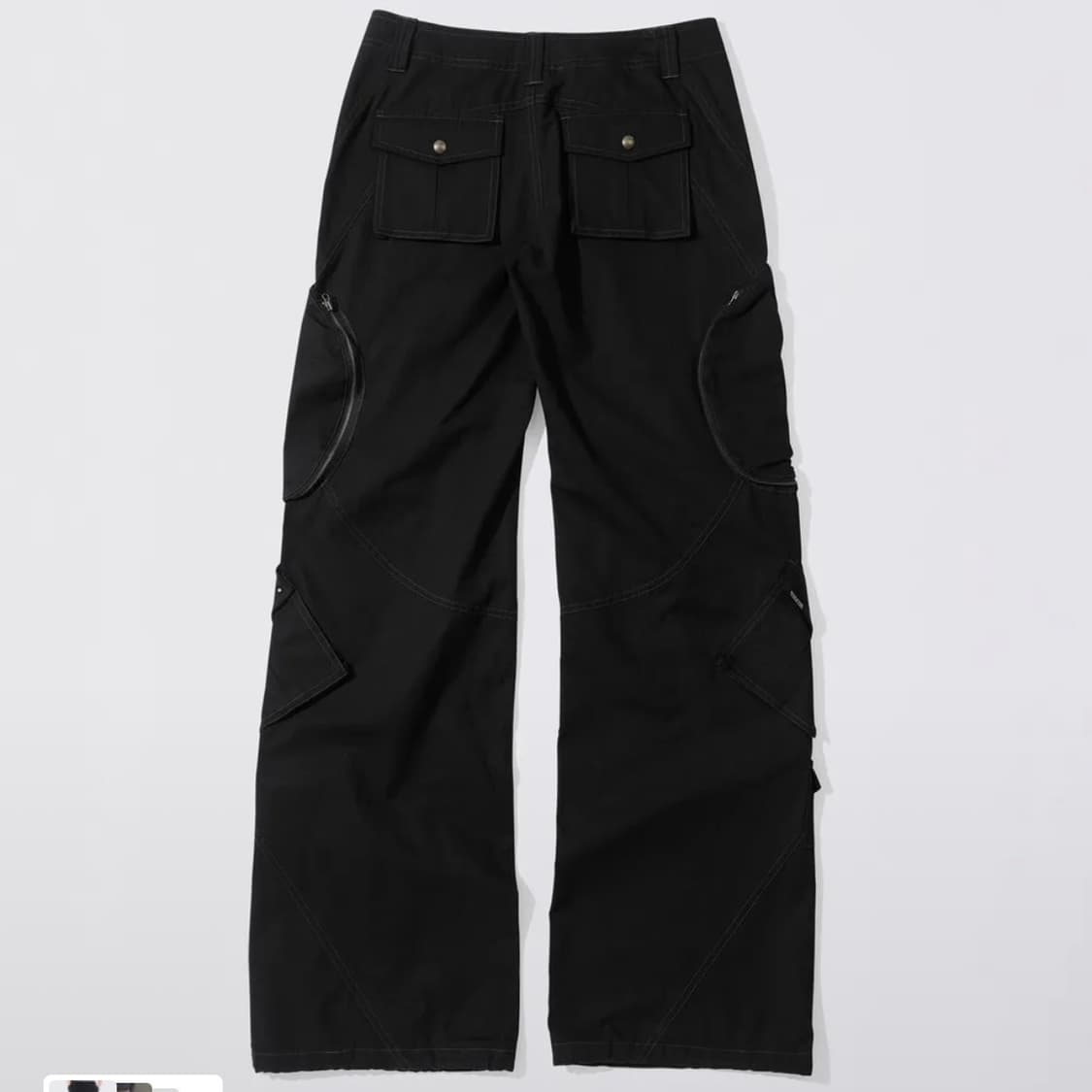 *교환* Washed Cargo Pants Black (M -> L)  상품이미지2