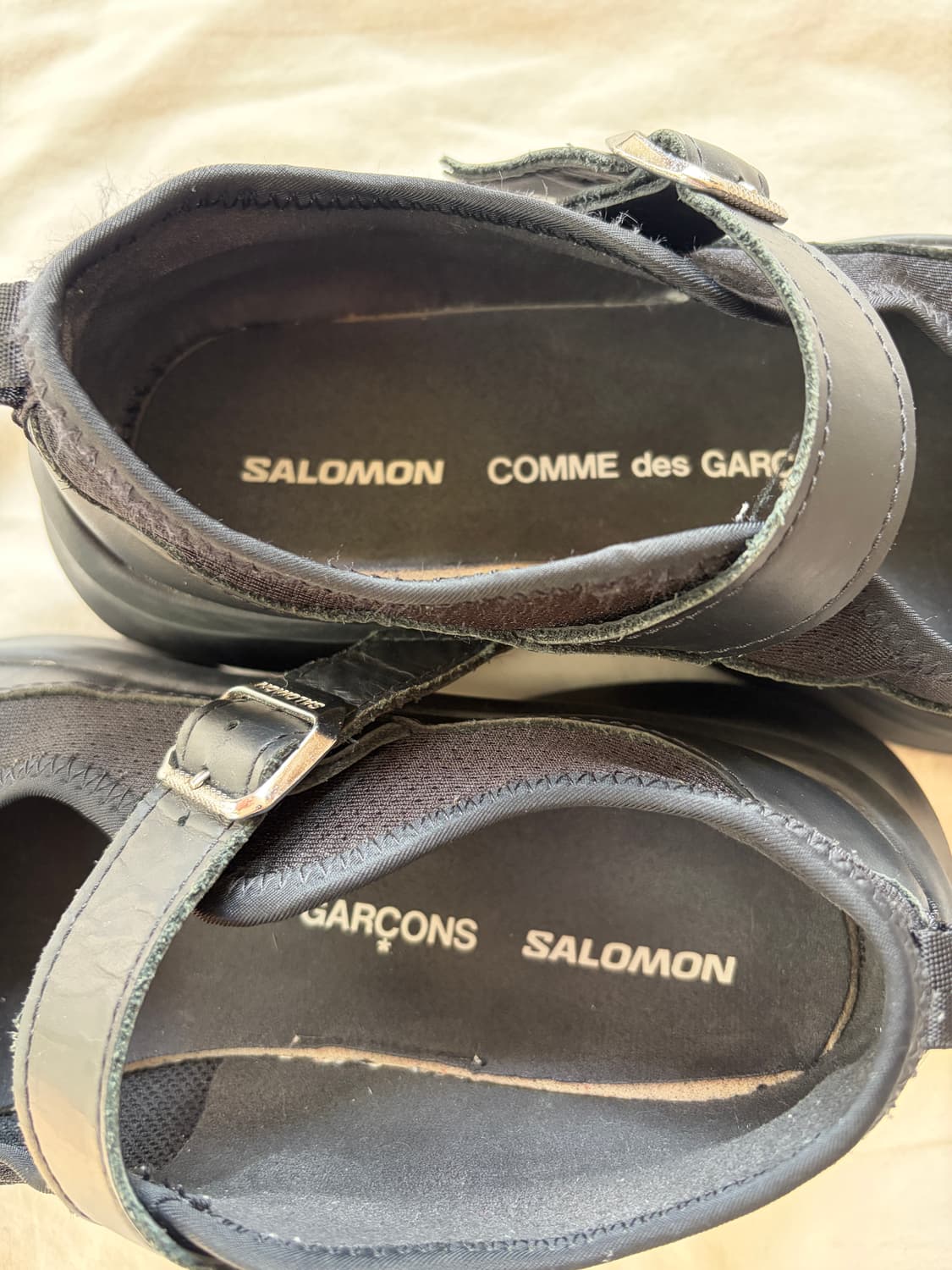 살로몬 x 꼼데가르송 RX 메리제인 플랫폼 블랙  CDG  SALOMON 상품이미지6