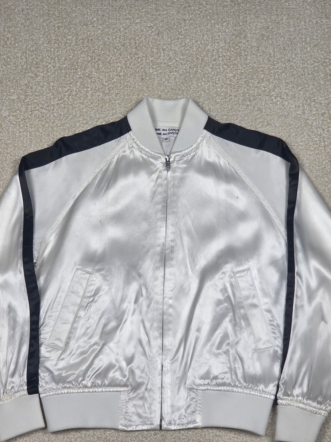 [꼼데가르송 꼼데가르송] 라인 스카잔 봄버 자켓 | 00271 상품이미지2