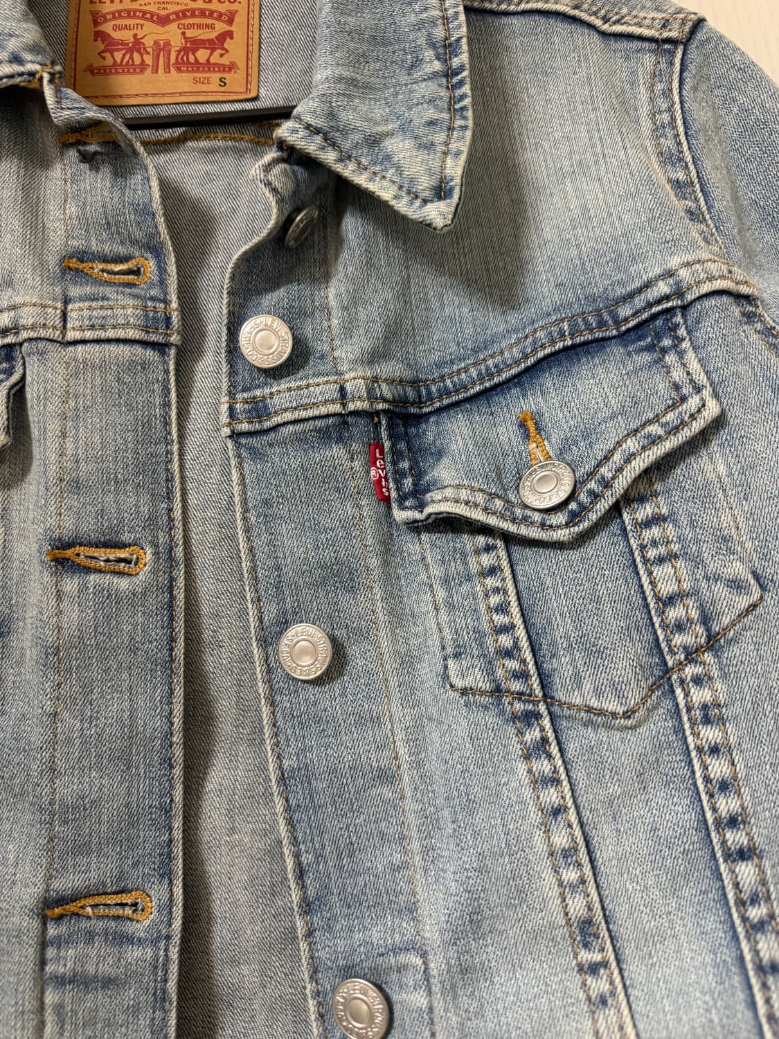 리바이스 levis 데님 자켓 s 상품이미지2