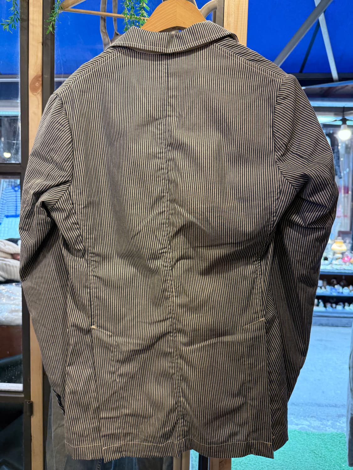 지스타 로우 스트라이프 블레이저 자켓 상품이미지4