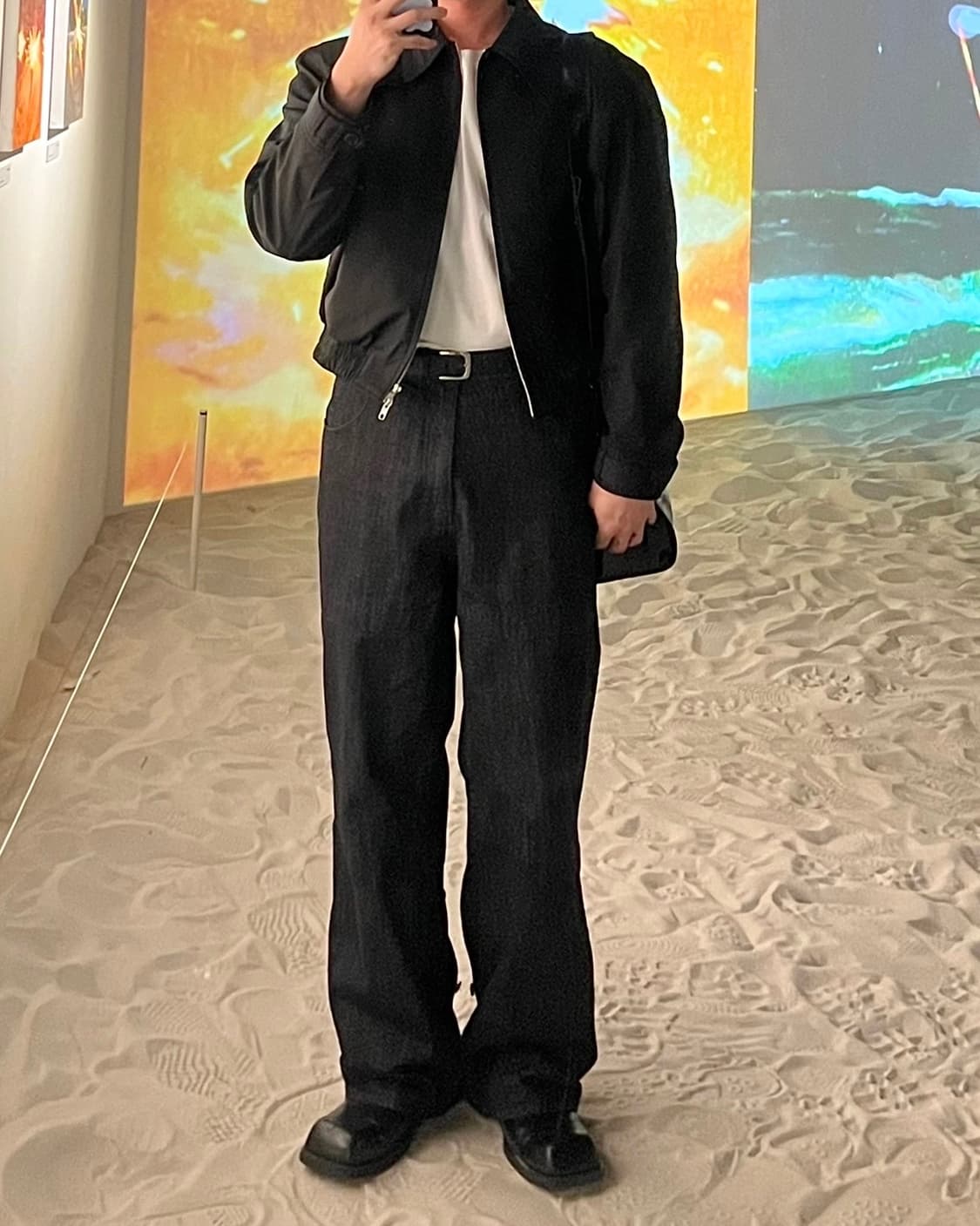 햄튼 치노 블루종 자켓 블랙 48 상품이미지9