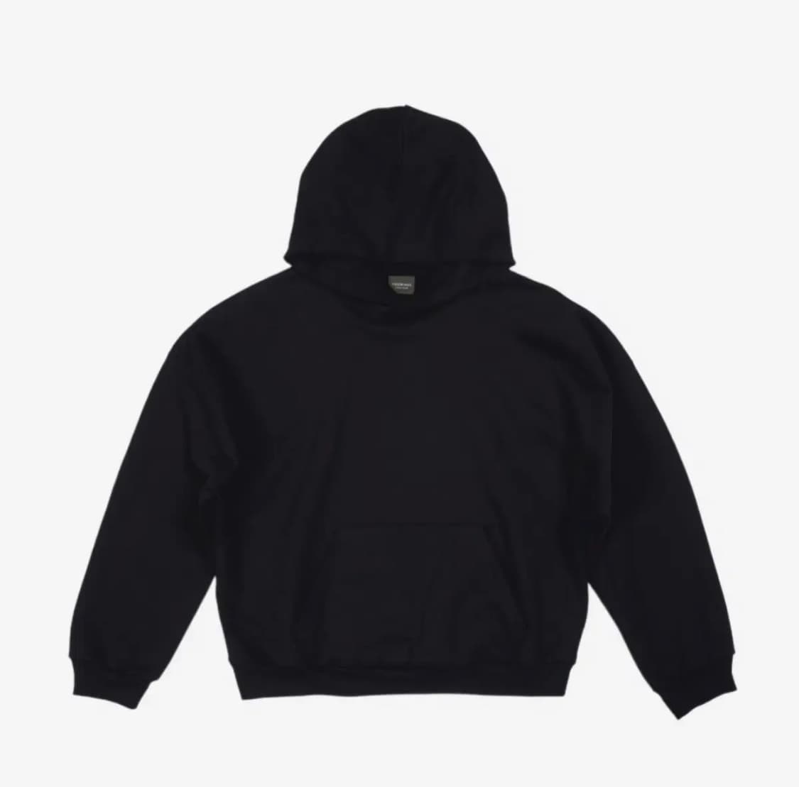 [S] 발렌시아가 미디엄핏 후디 블랙 상품이미지1