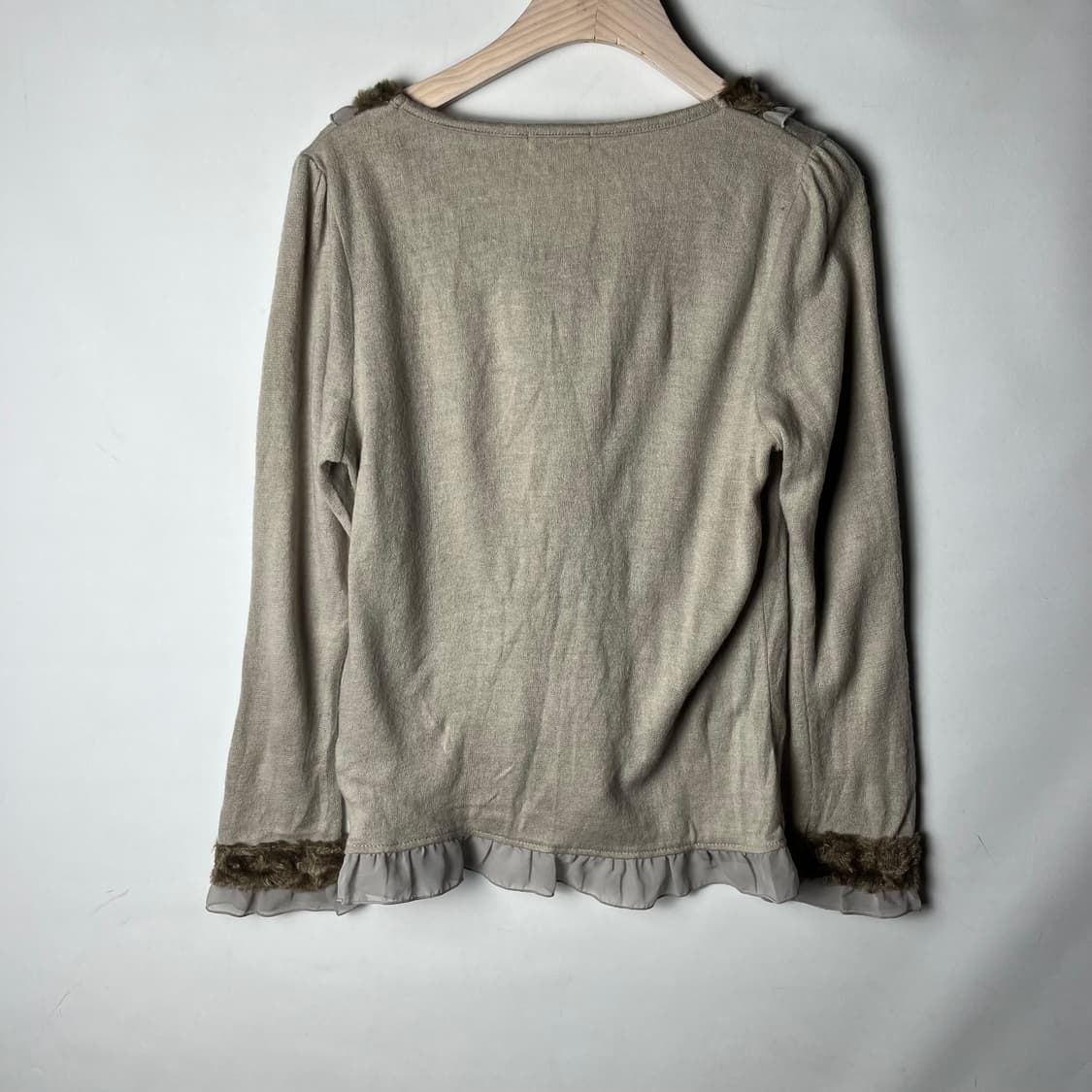 [AXES FEMME] 엑시즈팜 라떼갸루 퍼 니트 상품이미지2