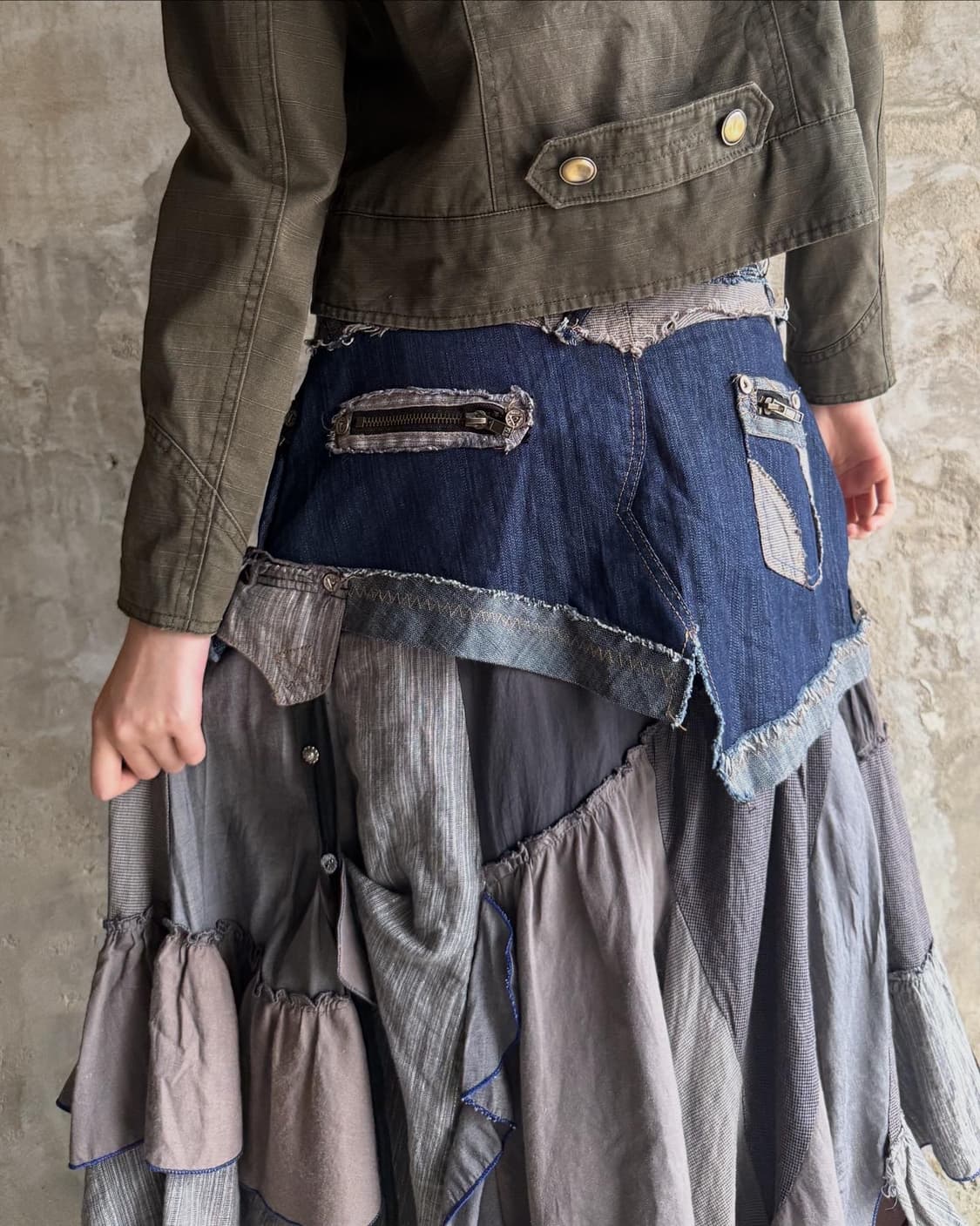 Patch Detail Skirt 상품이미지4