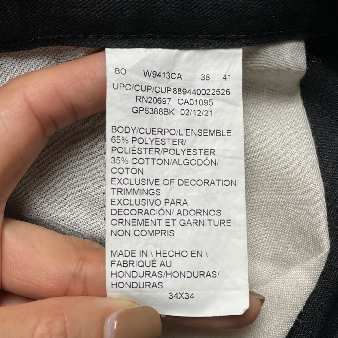 DICKIES 디키즈 빈티지 블랙 유틸리티 워크 팬츠 A00944 상품이미지10